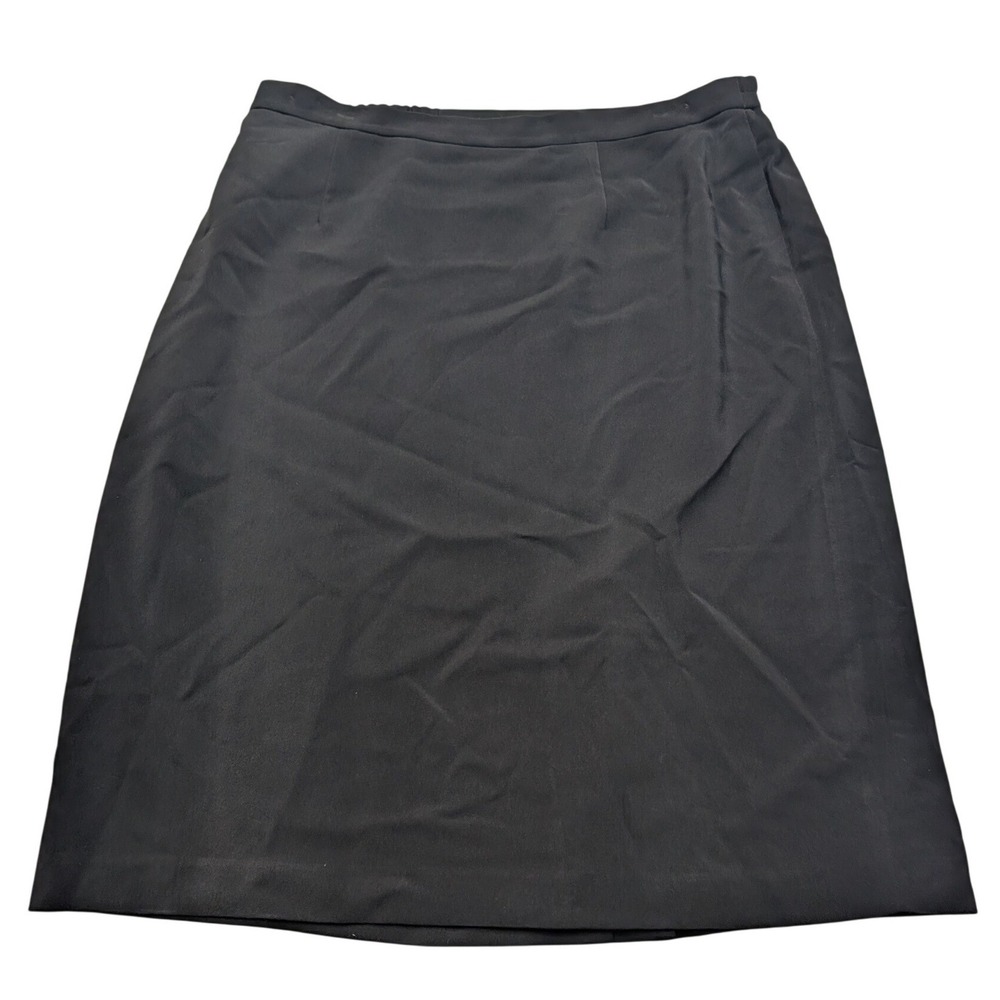 Collections for Le Suit Pencil Skirt Womens 18W Black Lined Elastic Back Office